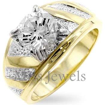 **Impressive sparkling dress ring**Size 11.5